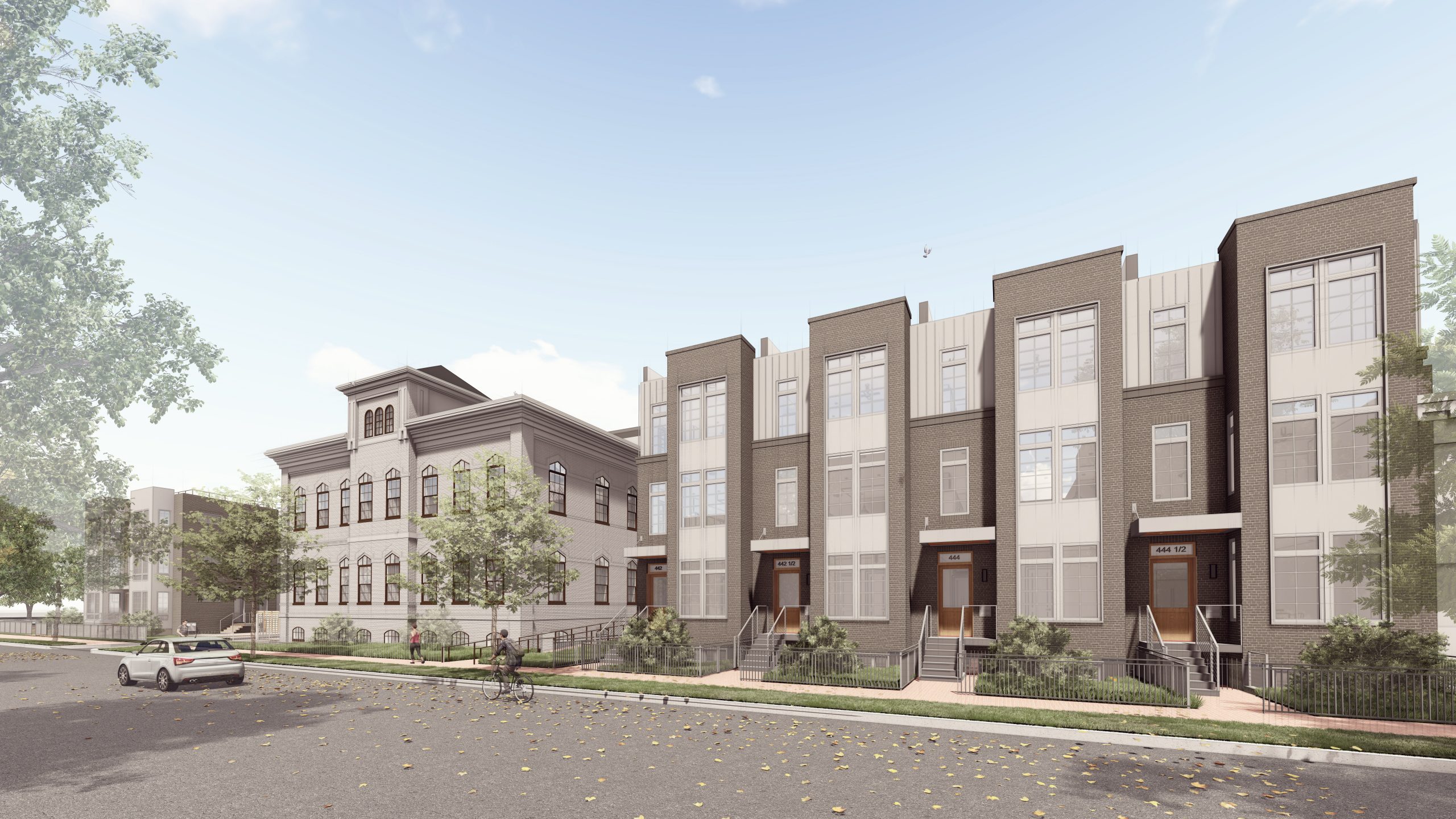 2020-12-02 – 442 R St – Rowhouses – Cam 01 – R St -Looking SE
